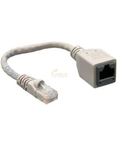 Cable Leader 7.5-inch Cat6 Male to Female Crossover Adapter