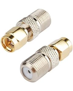 DHT Electronics 2pcs RF coaxial Coax Adapter SMA Male to F Female