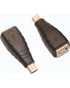 rgzhihuifz USB 2.0 Type B to Mini USB 5-Pin Type B Female/Male Adapter - 2 Pack