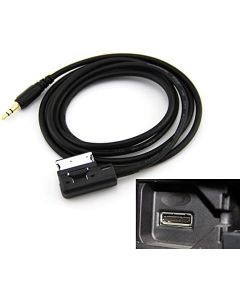 LOOYUAN 3.5mm AUX Media Interface Adapter Cable Replacement for Mercedes Benz