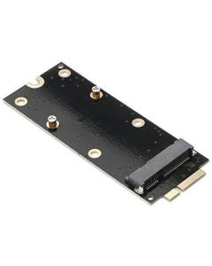 mSATA Mini-SATA SSD Slot to 7+17 pin Converter Adapter Card, Support 2012 Year MacBook Pro Laptop and iMac A1398 A1425 MC975 MC976 ME662 ME664 ME665
