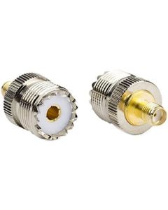 Eagles 2pcs SMA Female to UHF Female SO-239 SO239 Connector,RF Coaxial Adapter for Baofeng UV5R and GT3-TP Radios PL259 to Base Station Antenna