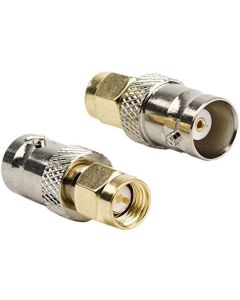 DHT Electronics 2pcs RF coaxial coax adapter SMA male to BNC female