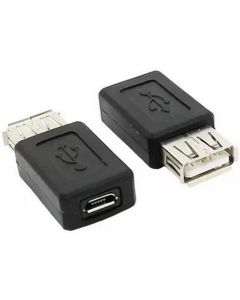 Yxflzer USB 2.0 Type A Female to Micro USB B Female Adapter Plug Converter