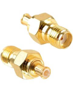 2PCS DHT Electronics RF coaxial coax adadpter SMA female to MCX male