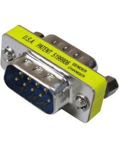 Allen Tel Products ATGM9MM DB9, 9-Pin, Male To Male Plug Mini Gender Changer