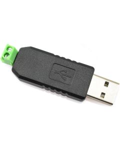 DZS Elec USB to RS485 Serial Converter Adapter CH340T Chip LED Display Data Communication/PLC Data Reading/Data R&W Centralized Control Converter Module for Win 7 / XP/Vista