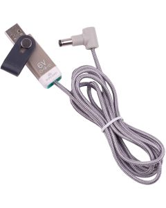 myVolts Ripcord USB to 6V DC Power Cable Compatible with The Jennings CJ-4000 Scale