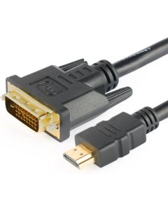 SHD DVI to HDMI Cable 3Feet,HDMI to DVI Cable Cord DVI D to HDMI Adapter Bi-Directional Monitor Cable for PC Laptop HDTV Projector