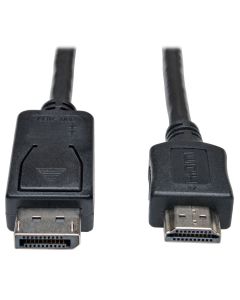 Tripp Lite DisplayPort to HDMI Cable Adapter, DP to HDMI (M/M), 1080p, 20 ft. (P582-020) , Black